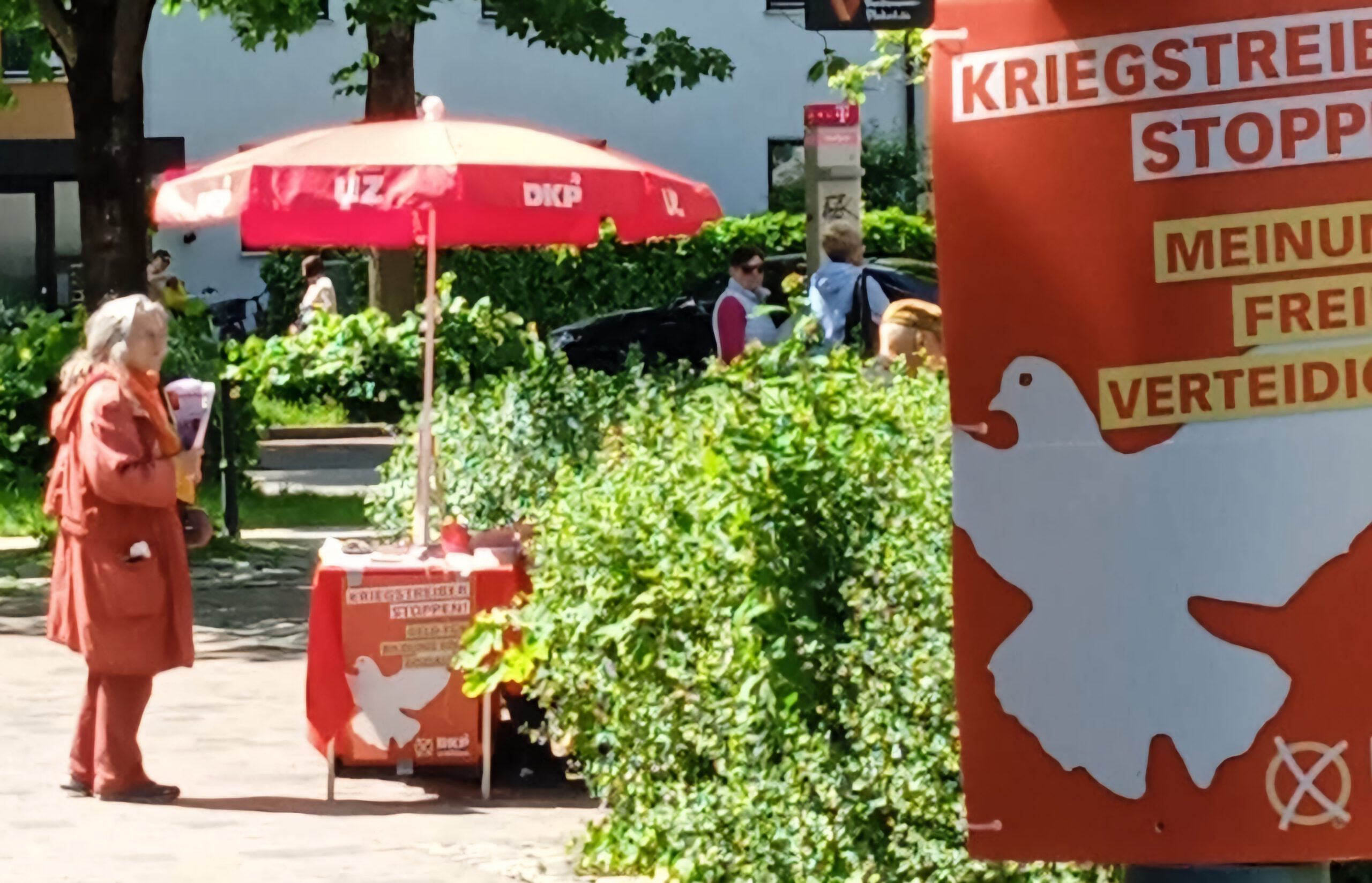 Aktiver Wahlkampf der DKP Augsburg